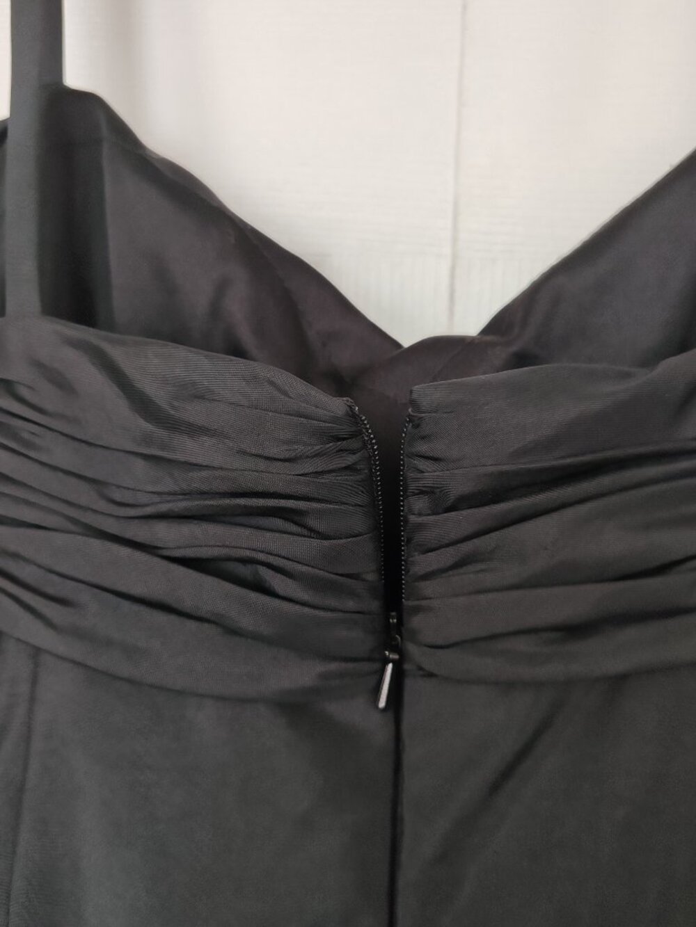 NWT IEENA for Mac Duggal Black Ruched Sweetheart Bubble Hem Mini Cocktail Dress - Picture 6 of 16